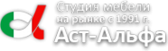 Логотип компании АСТ-Альфа